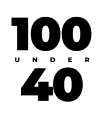 100 Under 40 Awards logo
